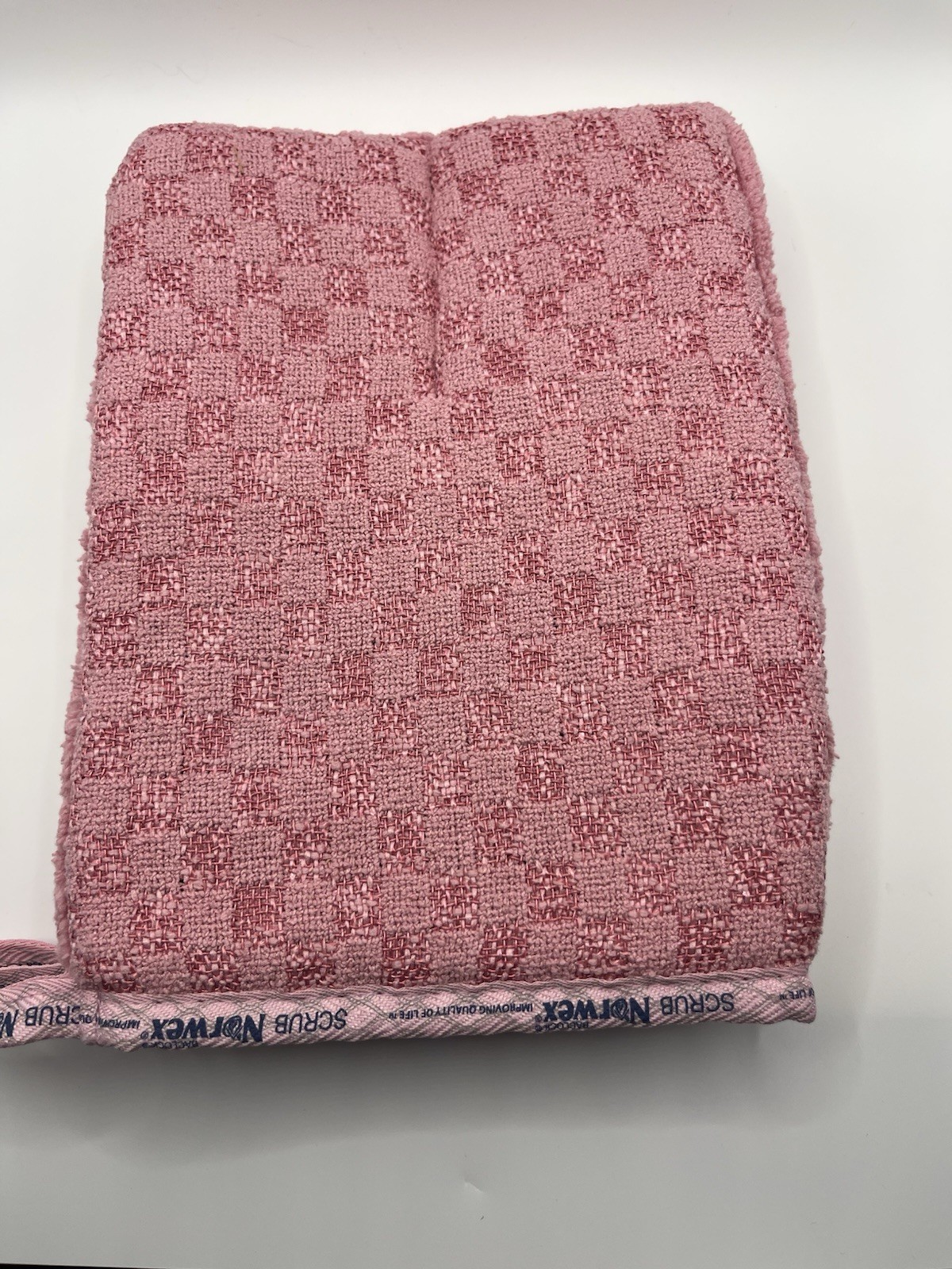 Norwex Bathroom Scrub Mitt in Pink 709000 ● 2-Pack! New Open Box