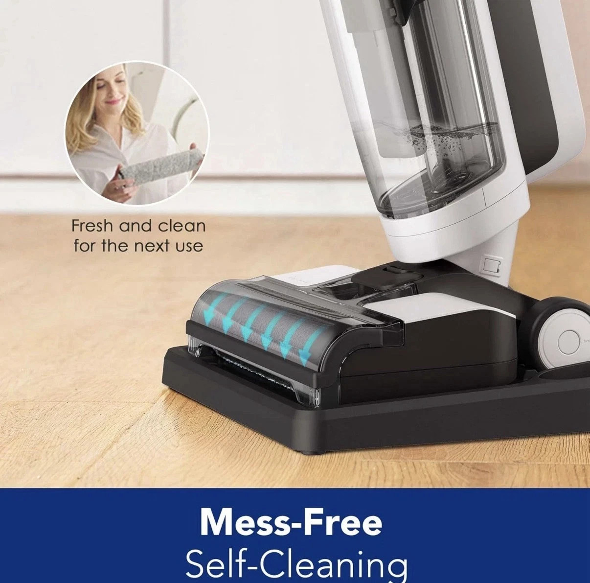 Tineco iFloor 3 Breeze Complete Cordless Wet/Dry Vacuum Cleaner – Gray/White