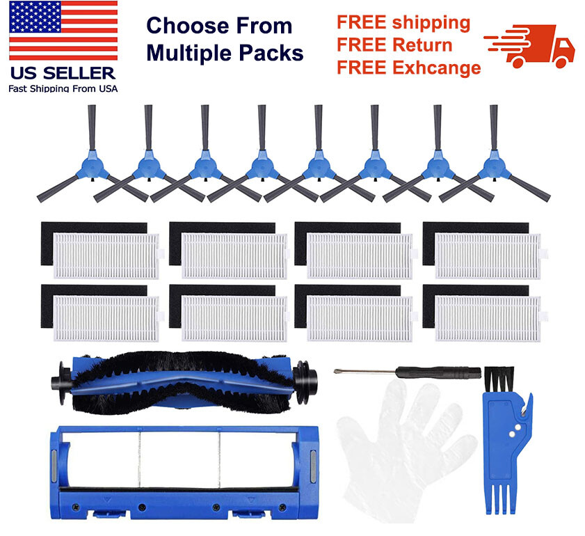 Replacement Parts for ionvac SmartClean 2000 Robovac Accessories Filter Brushes