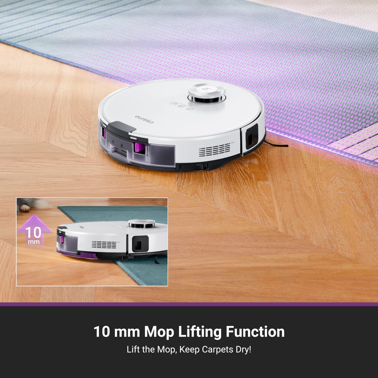 Eureka E20 Plus Robot Vacuum and Mop Combo, Robot Vacuum Cleaner