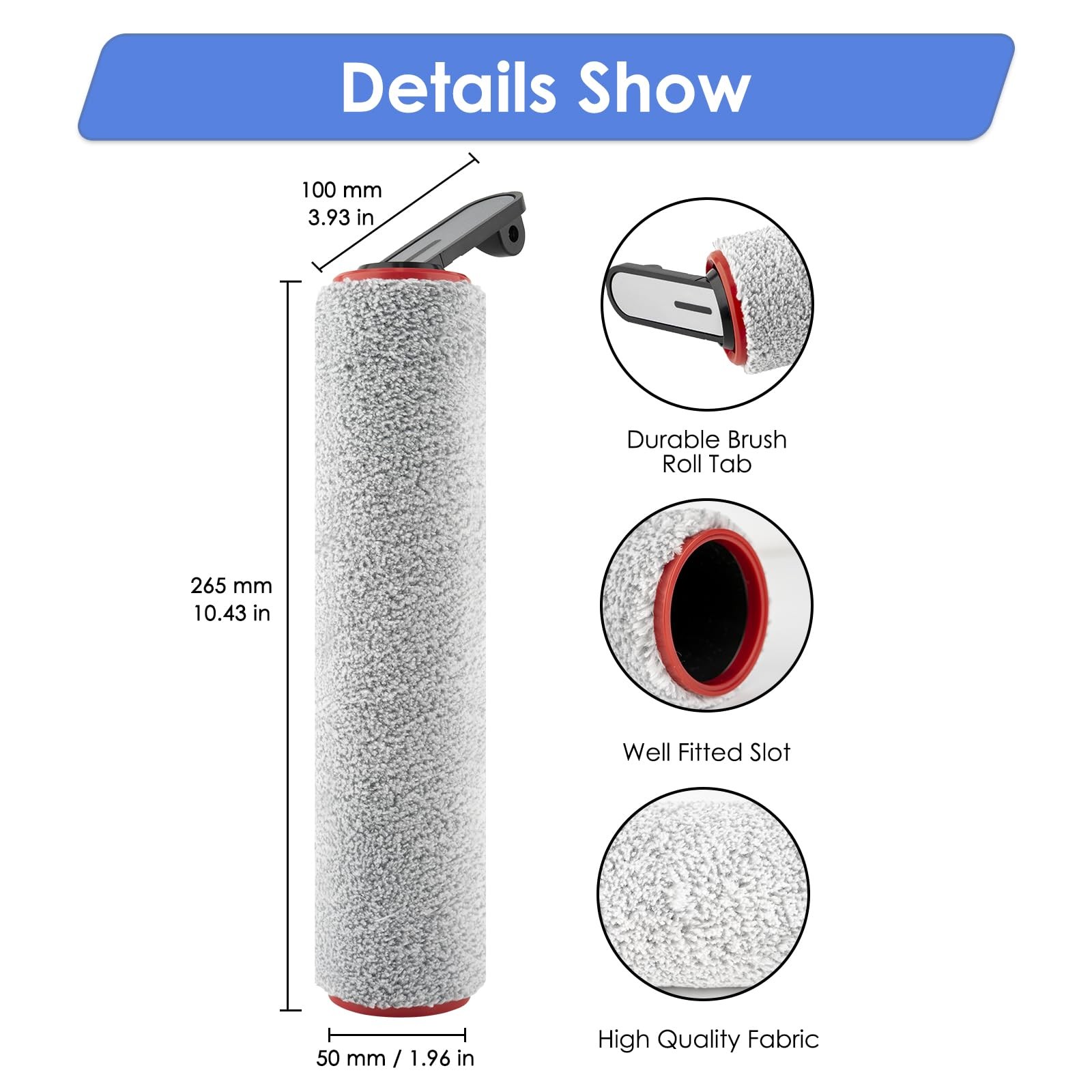 (2 Pack) H14 Pro Replacement Roller Brushes and HEPA Filters Compatible with …