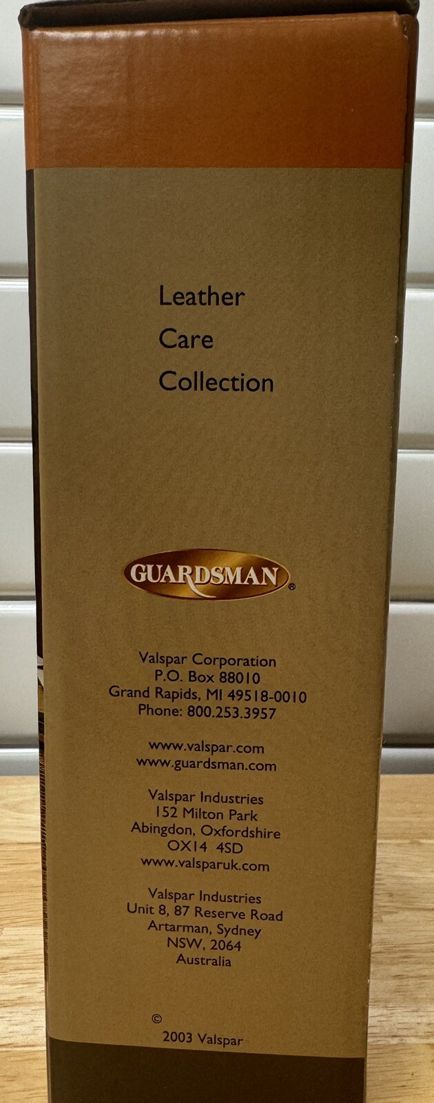 Guardsman Leather Care Kit In Original Box New L10