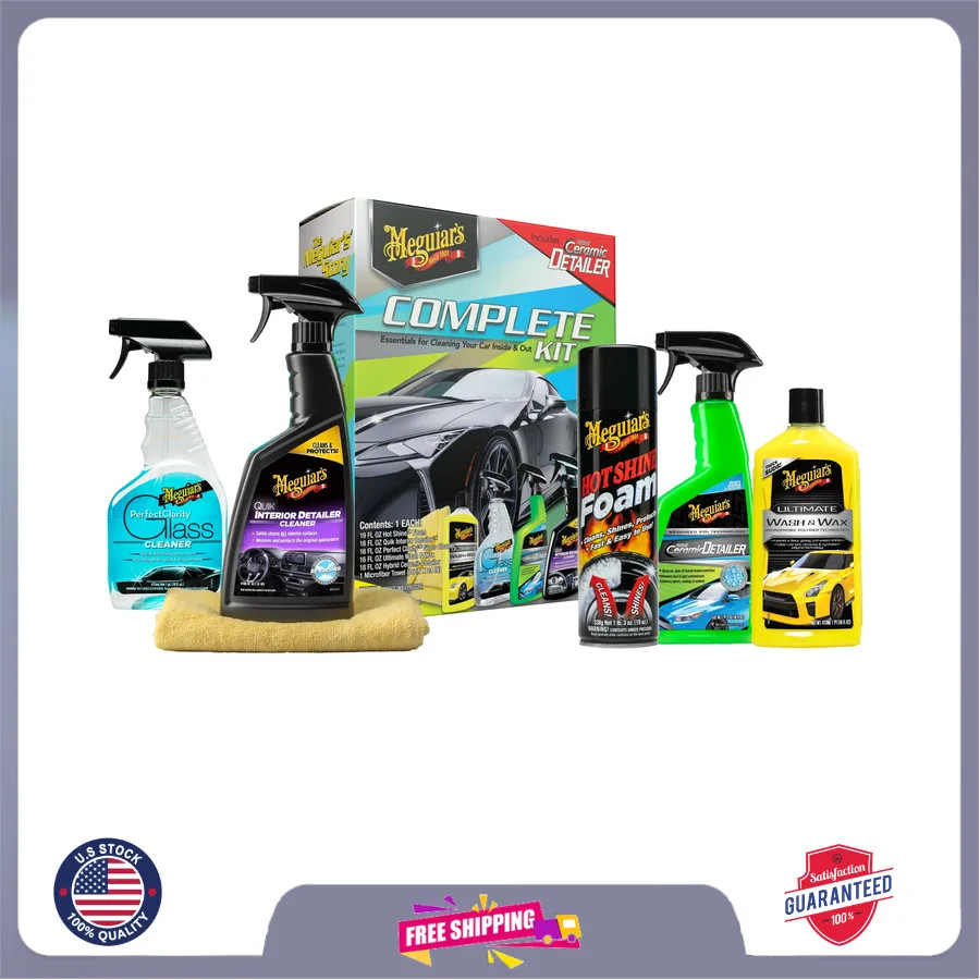 Meguiar’s Complete Car Care Kit Professional Detailing Set