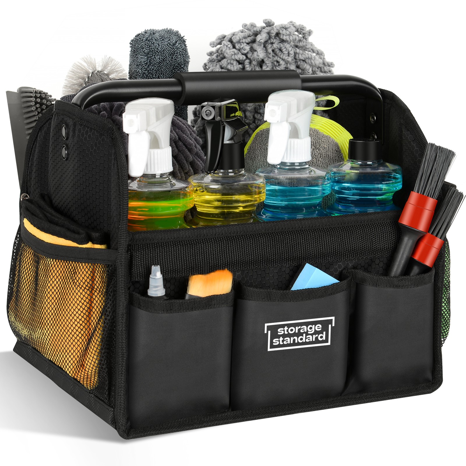 Detailing Caddy Organizer with Handle – Storage, Cars, & Cleaning Caddy