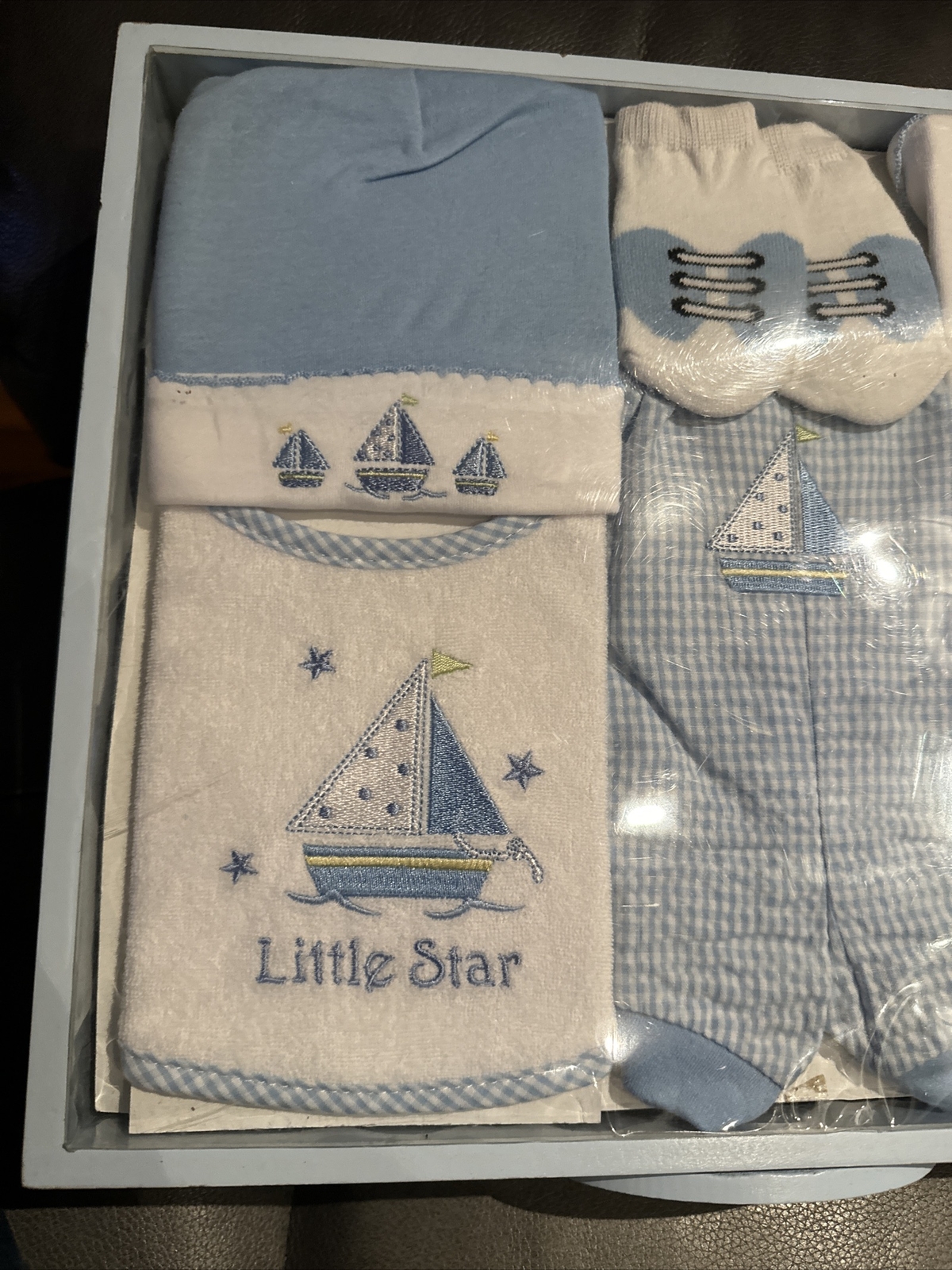 1st Impressions 9 Piece Layette Set Infant Clothing Baby 3-6 Months Boats NEW