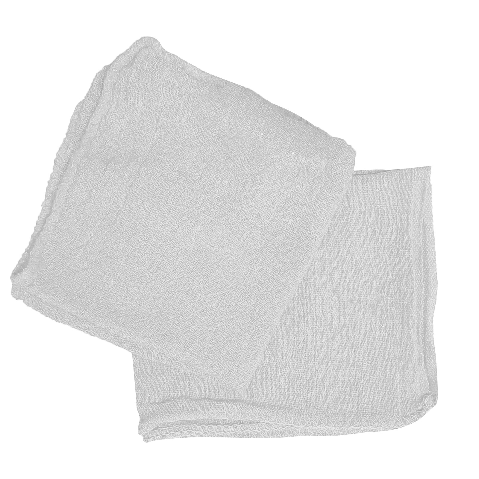 A-GRADE SHOP TOWELS FOR CLEANING | 13X14″ WHITE | COTTON CLEANING RAGS