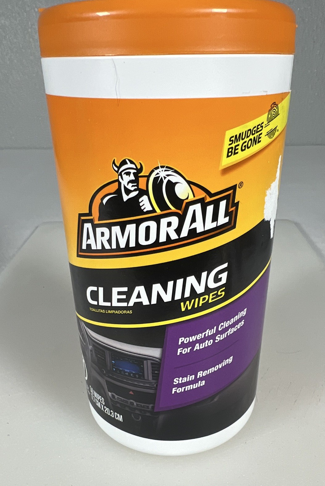Armor All 50 Count Cleaning Wipes for Automotive Surfaces Vinyl Leather Fabric