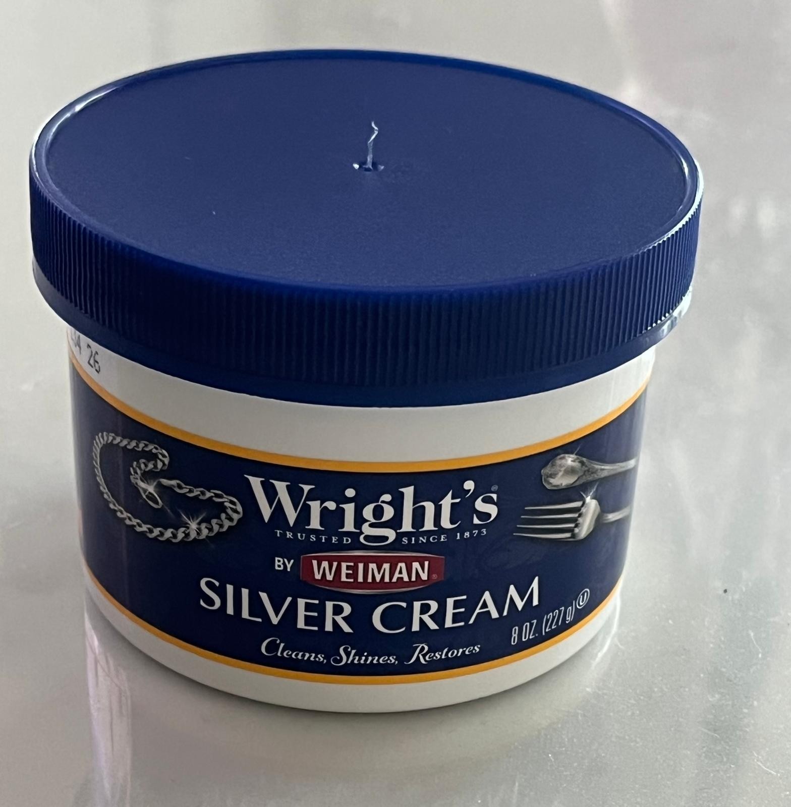Wright’S Silver Cleaner and Polish Cream, 8 Ounce, Gently Clean and Remove Tarn