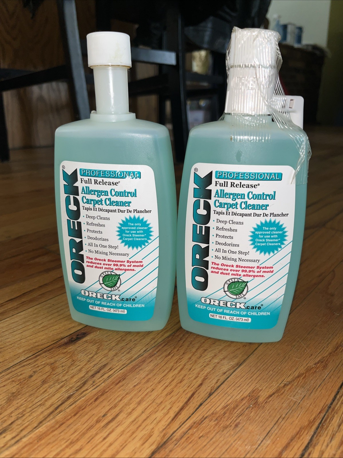 2 Oreck Professional Allergen Control Carpet Cleaner Steemer 16 Fl Oz