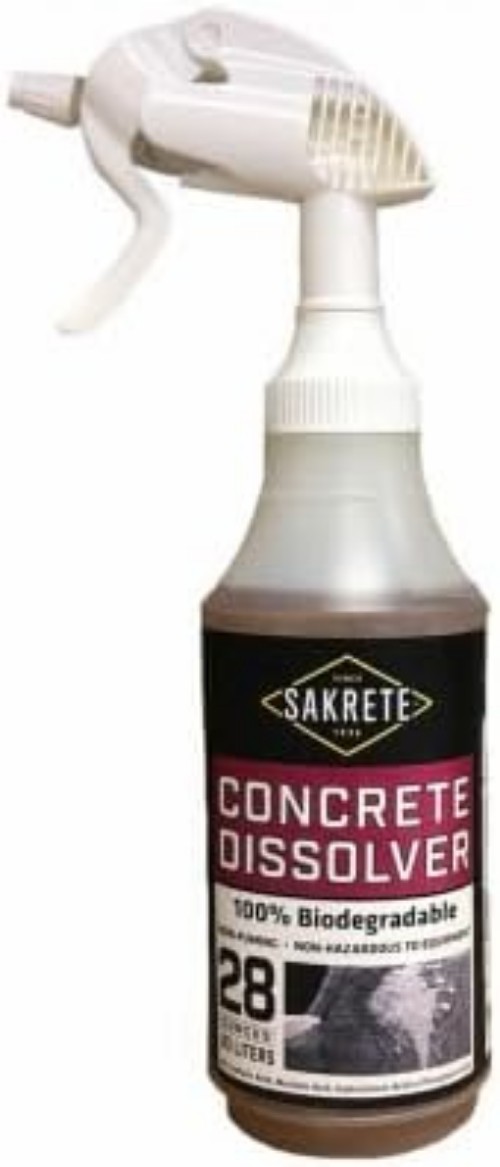 Concrete Mortar Dissolver Cleaner Spray Heavy Duty Multi Surface 28 oz