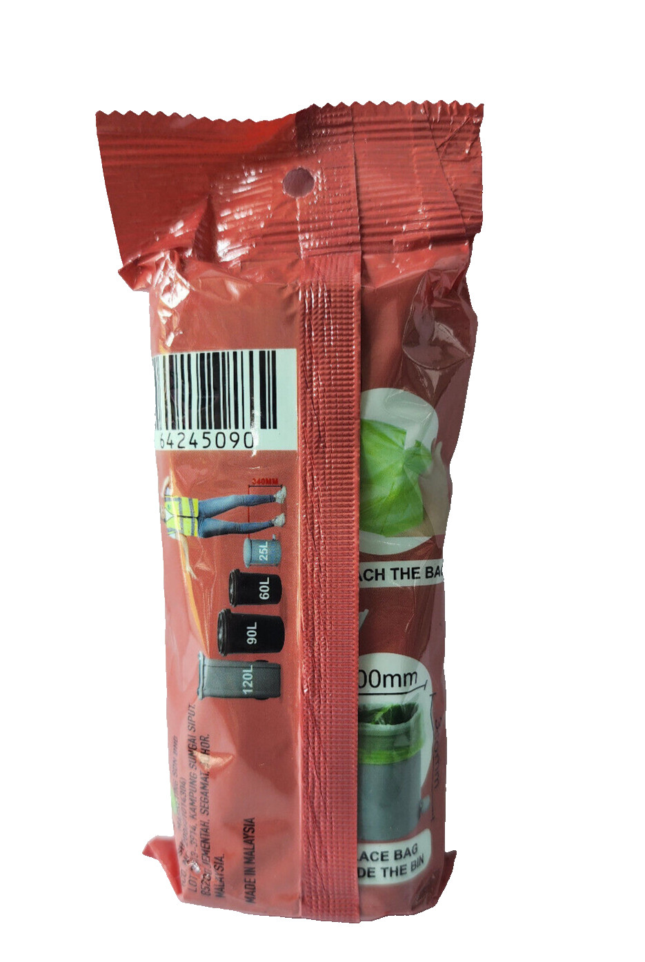 25pcs Lemongras Scented Biodegradable Pedal Bins Liners With A Capacity 25L Each