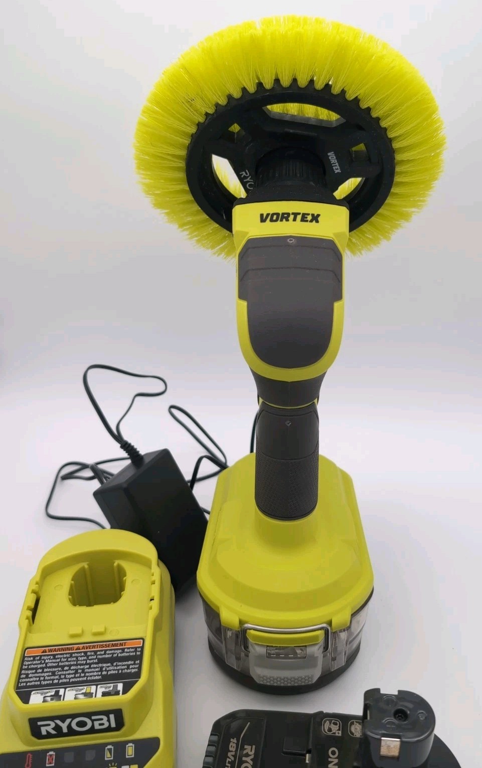 Ryobi Cordless Power Scrubber w/ Battery + Charger Excellent Condition