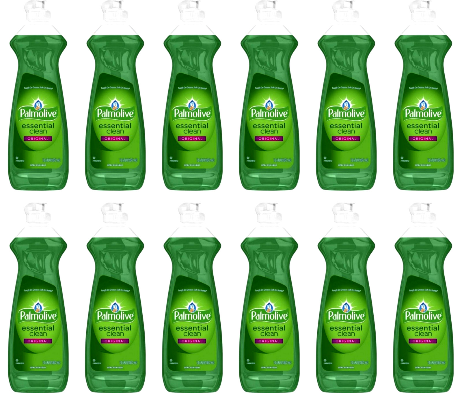 12 Palmolive Dishwashing Soap Essential Clean Original Green Lotion KOSHER 13oz