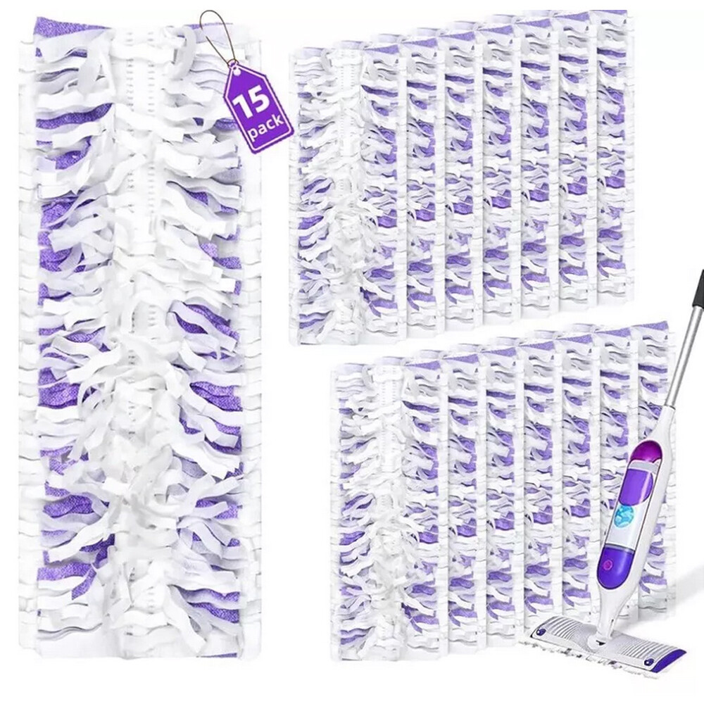 15 Count Disposable Power Mop Refills for Swiffer Powermop Multi-Surface Mop New