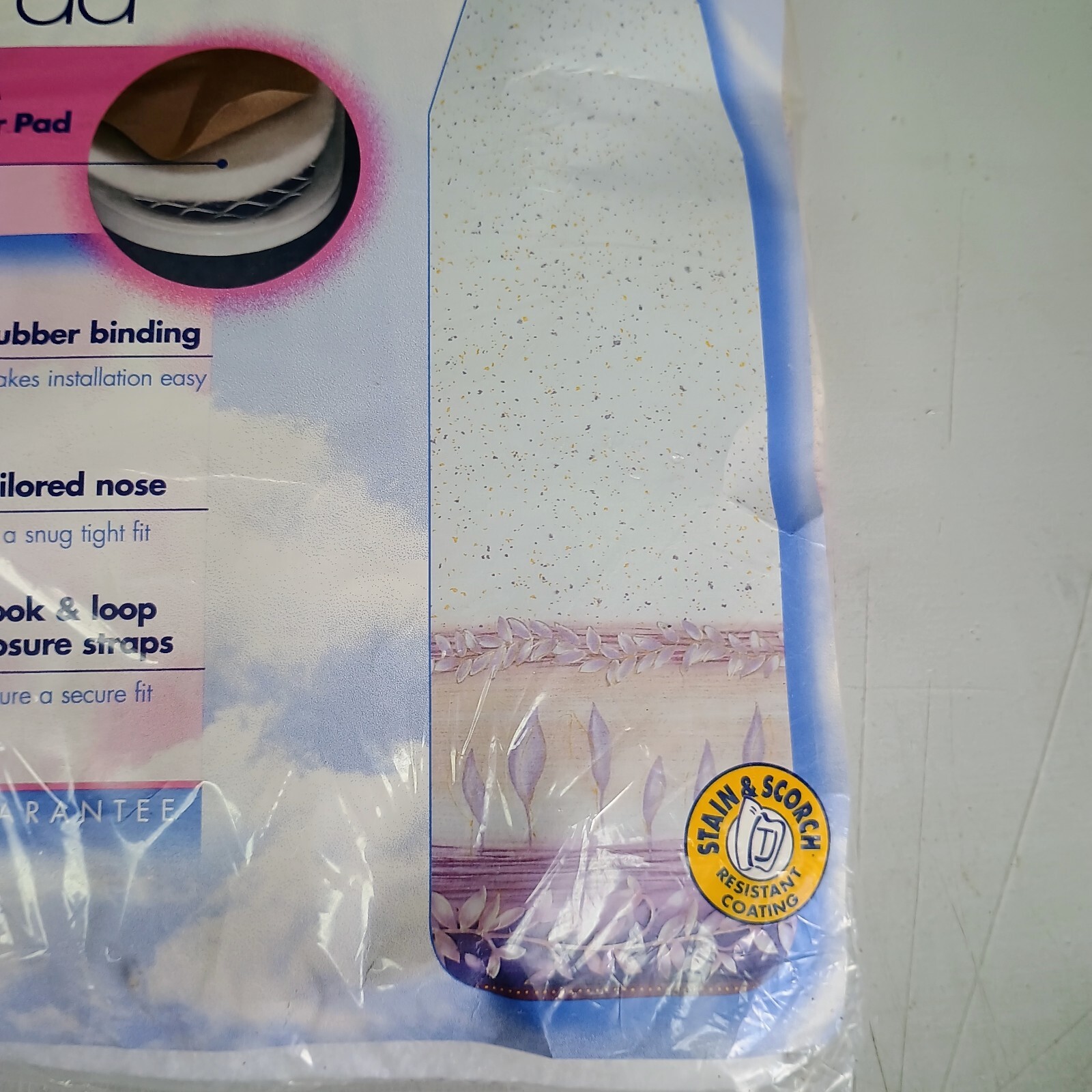 The Clothes Line One Piece Ironing Board Cover & Pad New Sealed