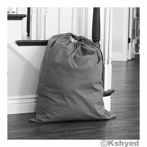 Large Laundry Bag Washable Heavy Duty Locking Drawstring Bag 29″X40″ (2 Pack)