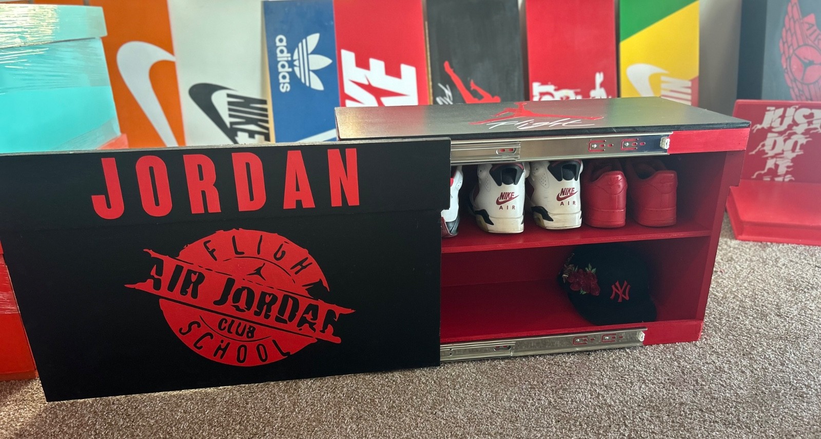 Custom Nike Jordan LeBron Sneaker Storage Box