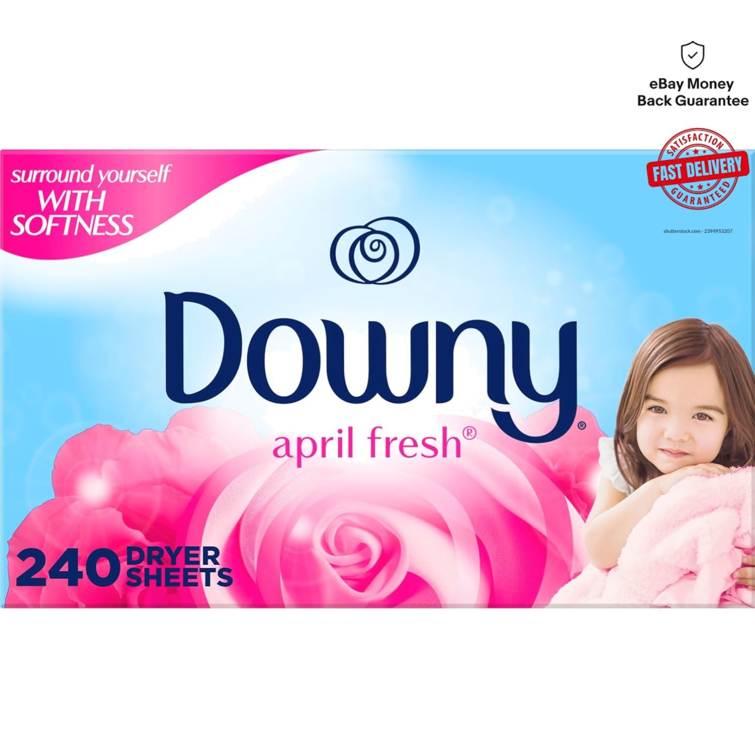 April Fresh 240 Count Fabric Softener Sheets – Long-Lasting Freshness & Softness