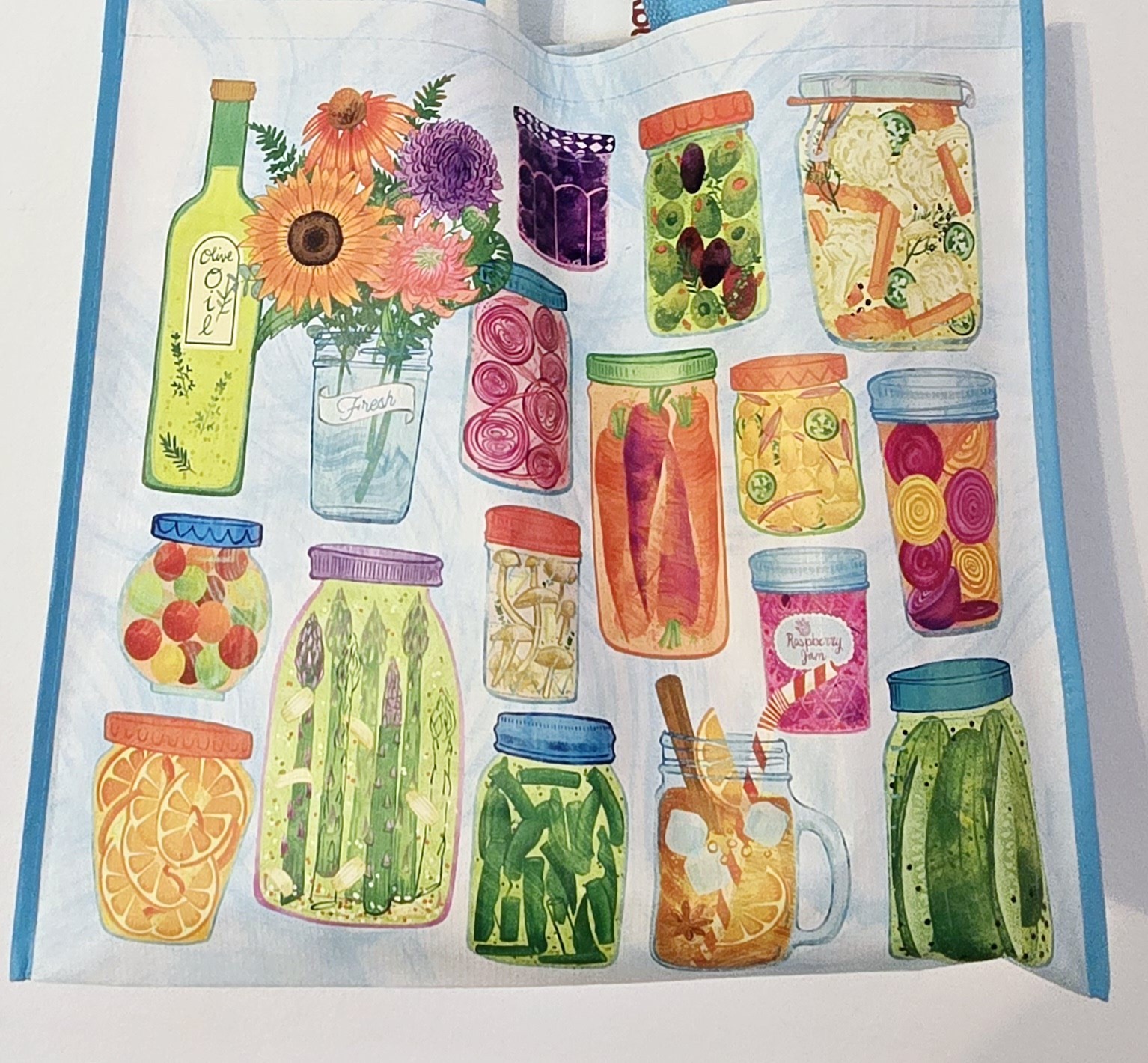 Canning Pickles Beets Olives Jam Jars Shopping Bag Reusable TJMaxx TJ Maxx New!