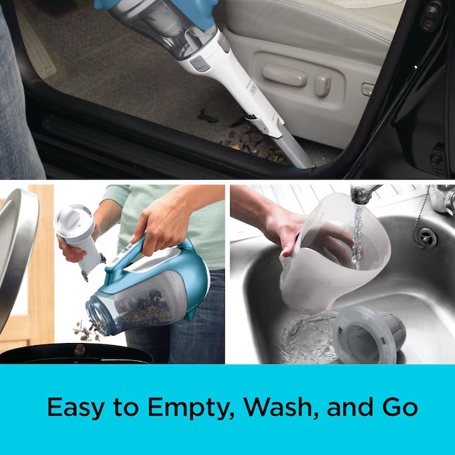 BLACK+DECKER Dustbuster(R) Hand Vacuum (White) – CHV1410L