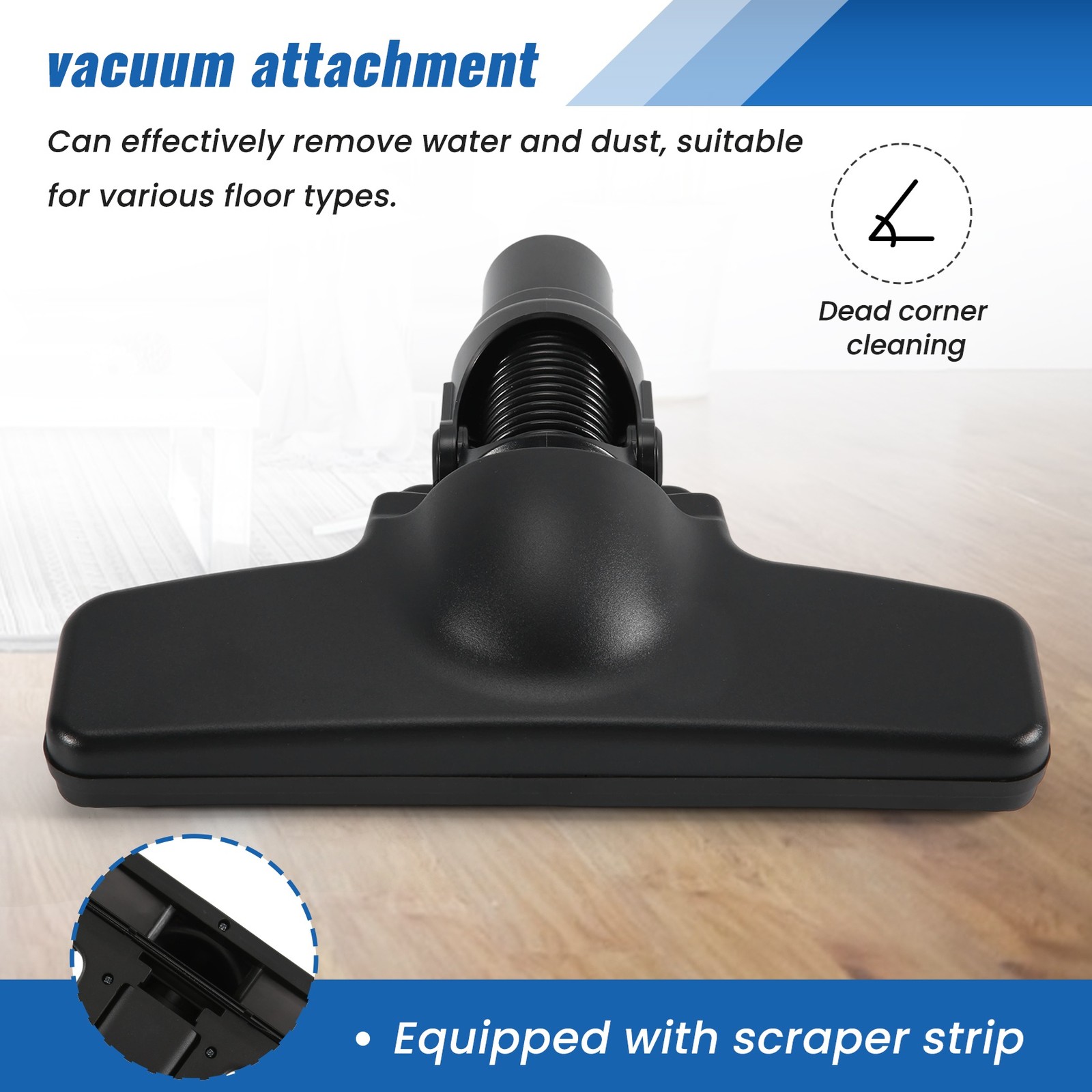 1 1/4Inch 32mm Vacuum Floor Brush Attachment,Universal Vacuum Cleaner Turbo8742