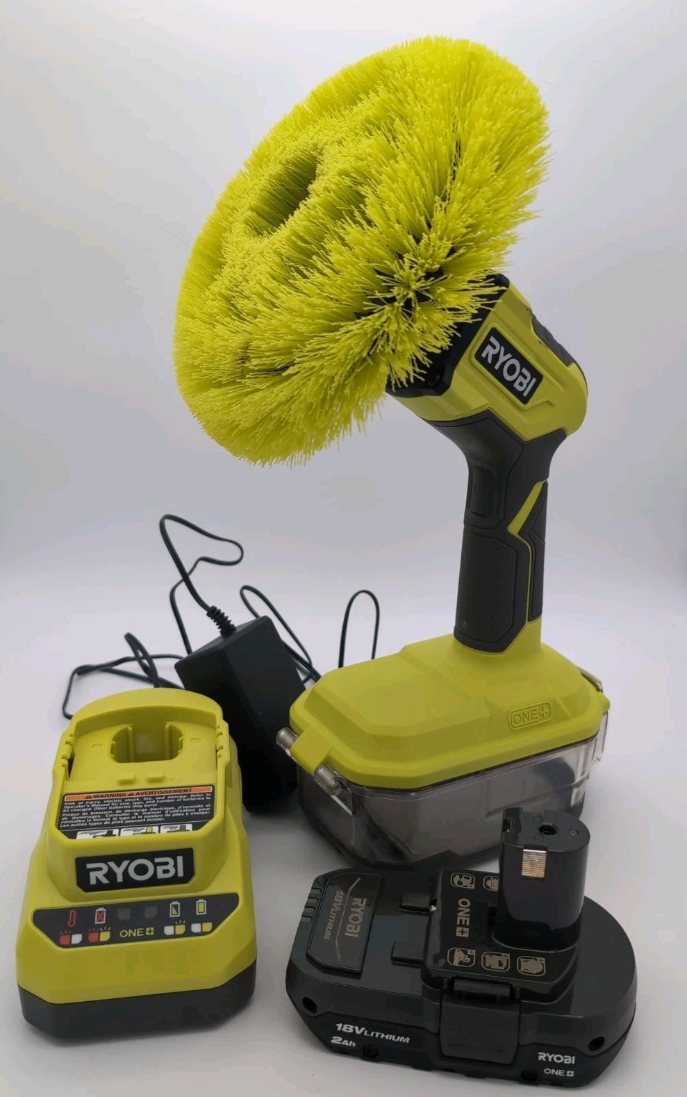 Ryobi Cordless Power Scrubber w/ Battery + Charger Excellent Condition