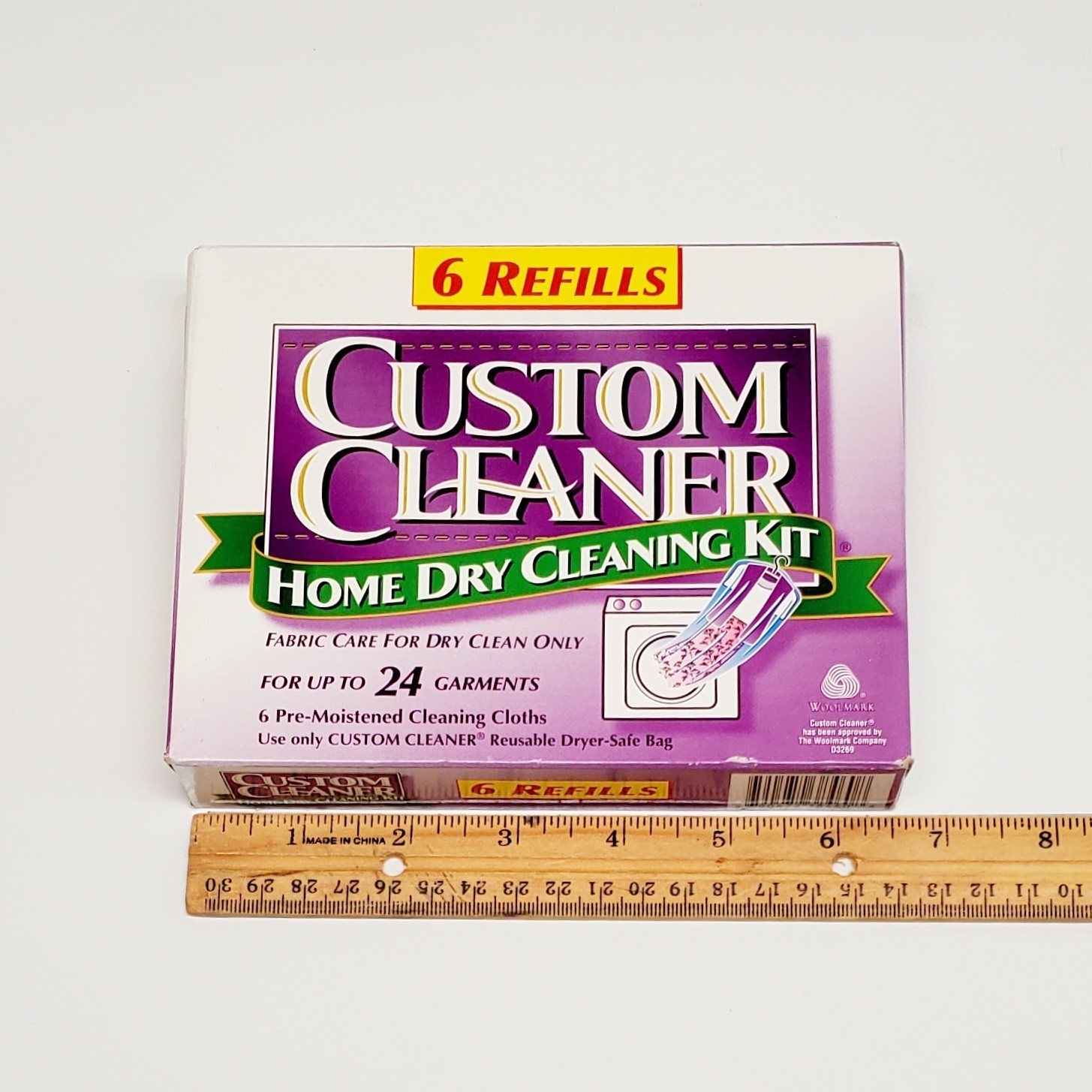 NEW Custom Cleaner Home Dry Cleaning Kit 6 Refills Wool Silk Dryer 24 Garments