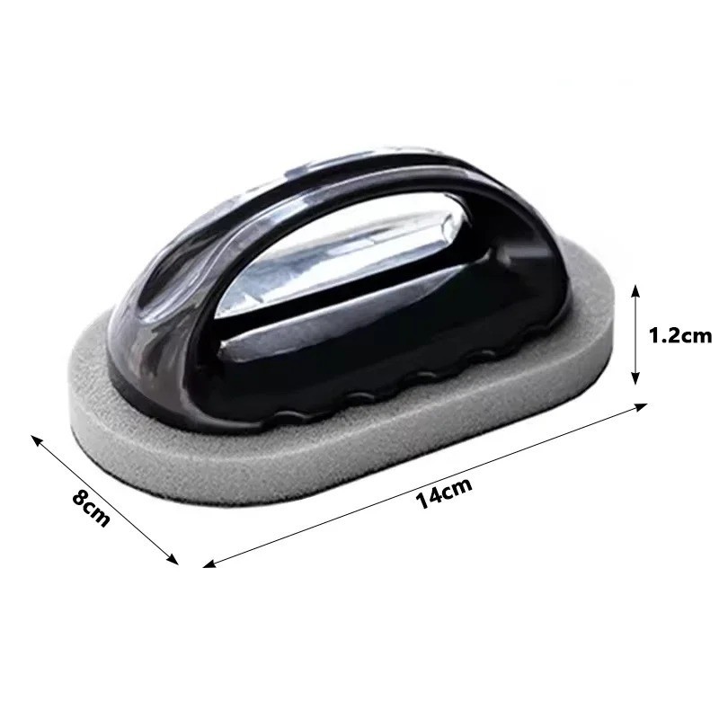 Magic Emery Sponge Brush Rust Remover Cleaning Tool with Handle