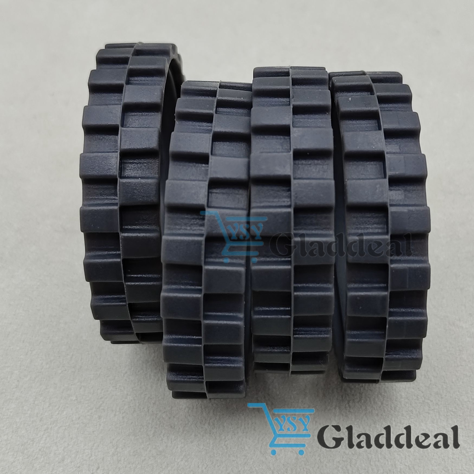 4X Vacuum Robot Tires for Irobot Roomba Wheels Series 5/6/7/8/9/I7 S9+ Anti-Slip
