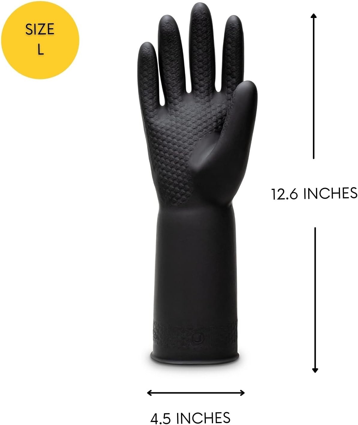 Versatile Extra Thick Rubber Gloves – Ideal for Chemical Handling and Cleaning