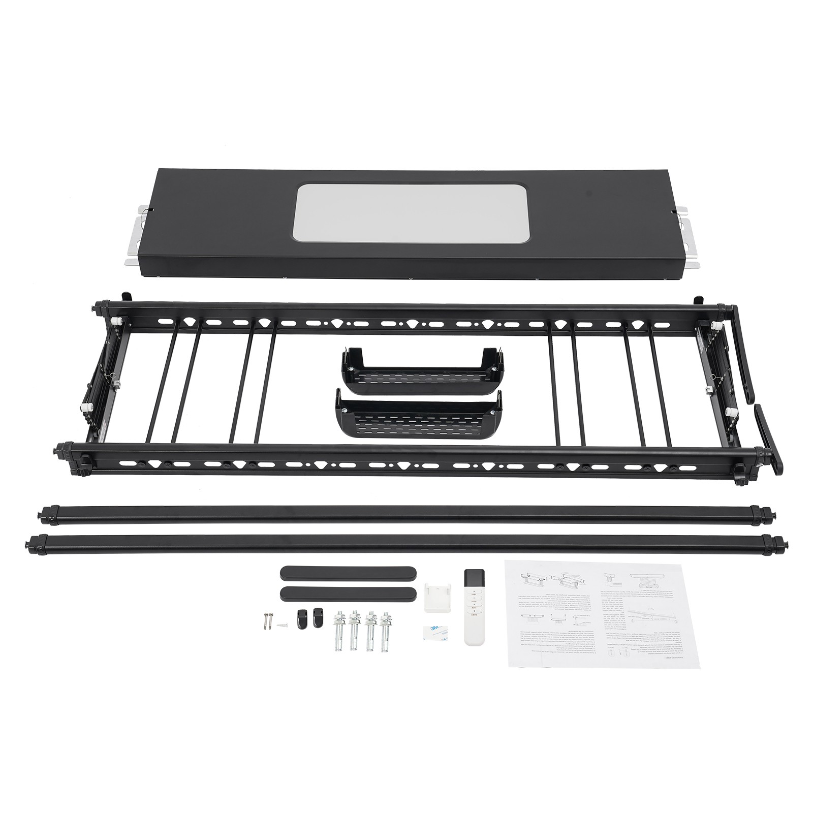 Airing Rack with Remote Control, 110V Electrical Airing Rack with Light