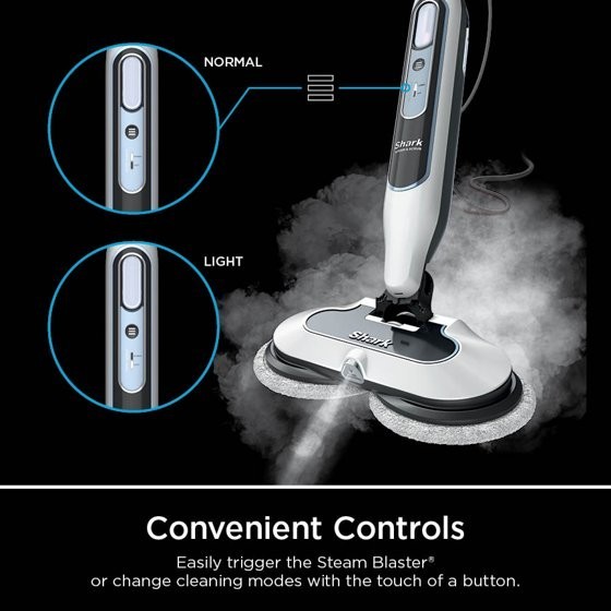 Shark Steam & Scrub Steam Mop, with Steam Blaster Technology, Scrubbing and Sani