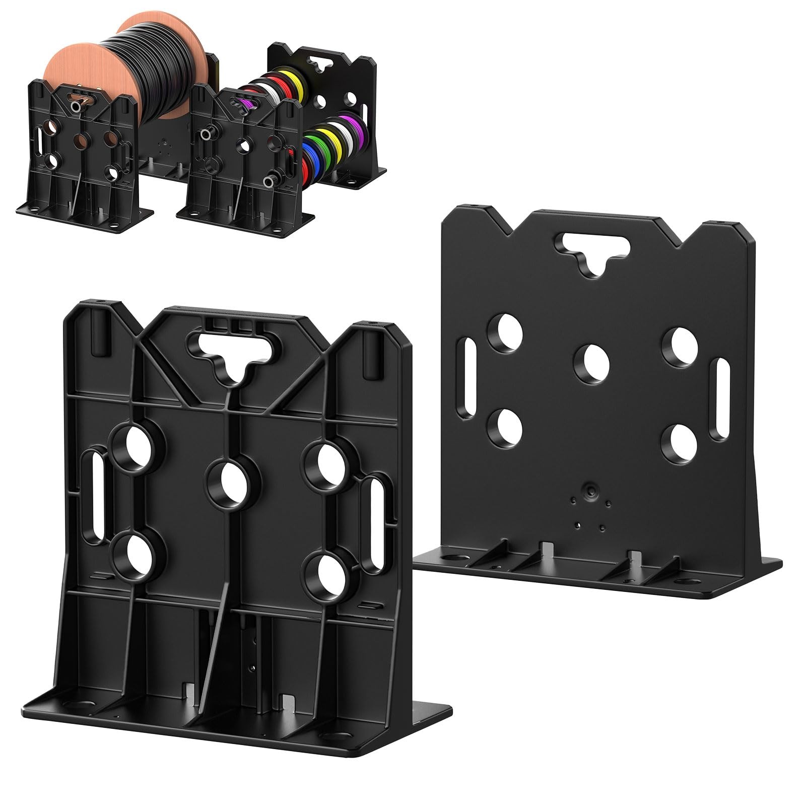 Wire Dispenser 330 LBS Capacity Spool Holder for Spools Up to 34″ – Organizes