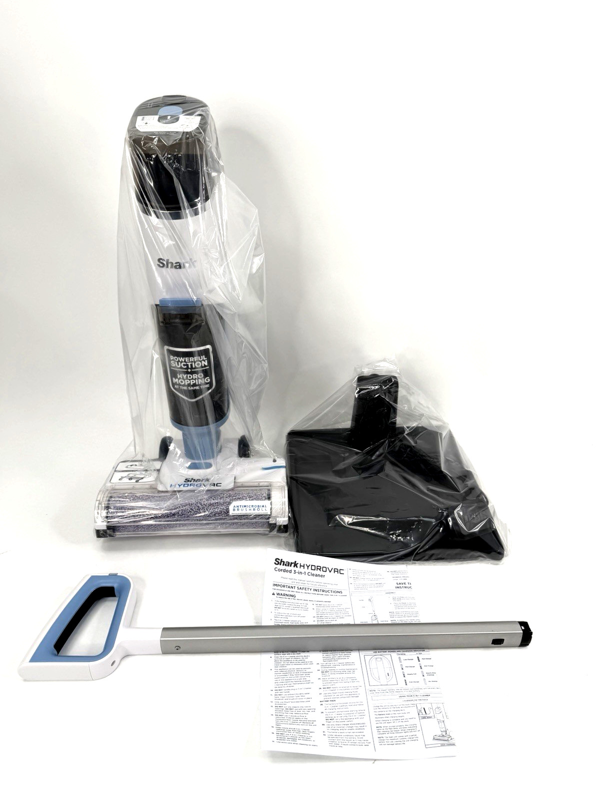 [REFURBISHED] Shark WD201 HydroVac Cordless [3-in-1] Vacuum, Mop & Self-Cleaning