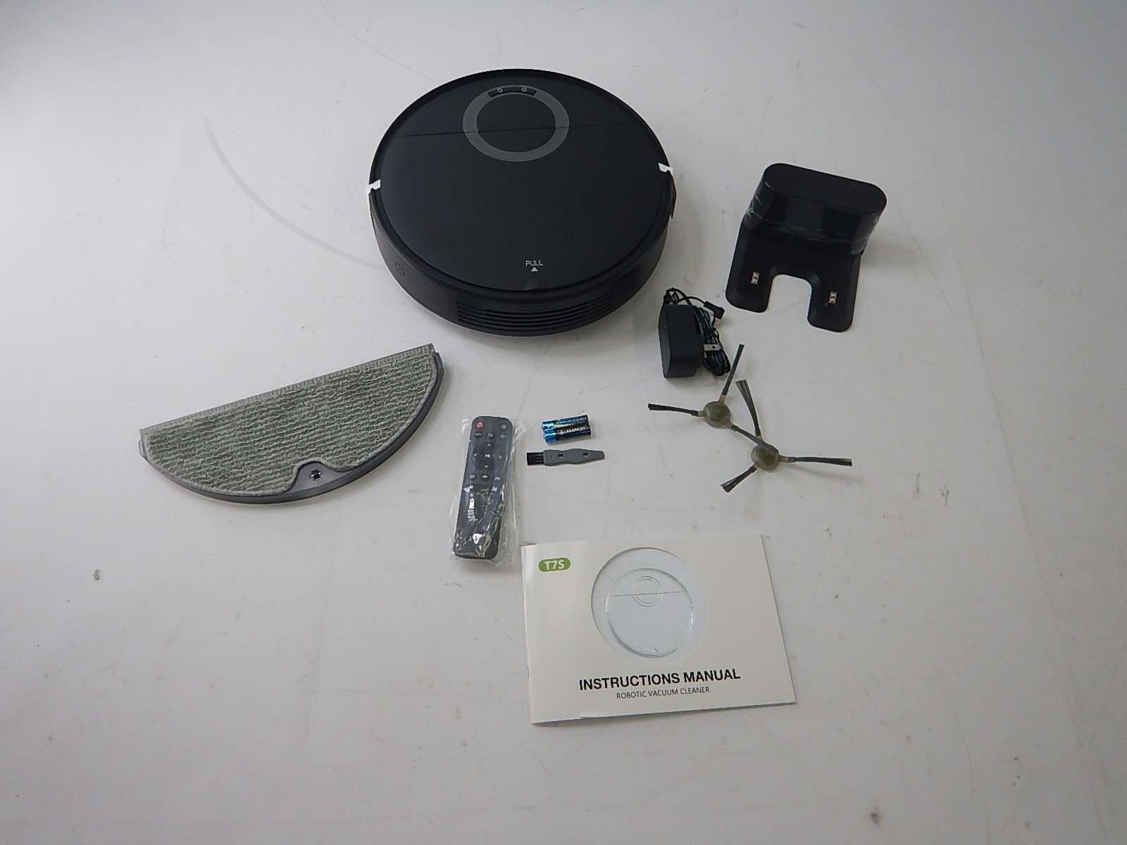 MAMNV T7S-1 – 2 in 1 Mopping Robot Vacuum Cleaner with Schedule, Black