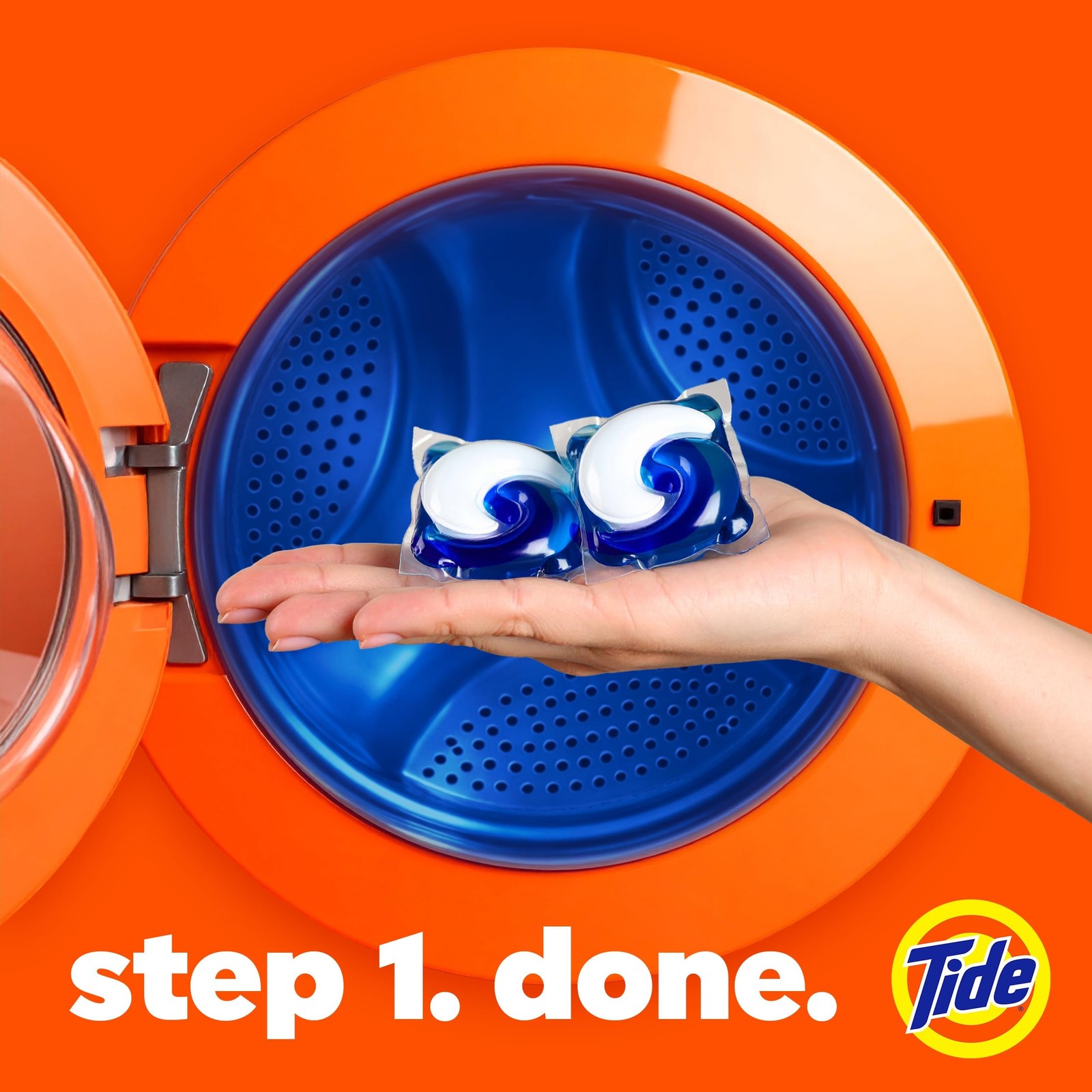Tide 4-n-1 Ultra Oxi PODS Laundry Detergent Pacs, 57 57 Count (Pack of 1)