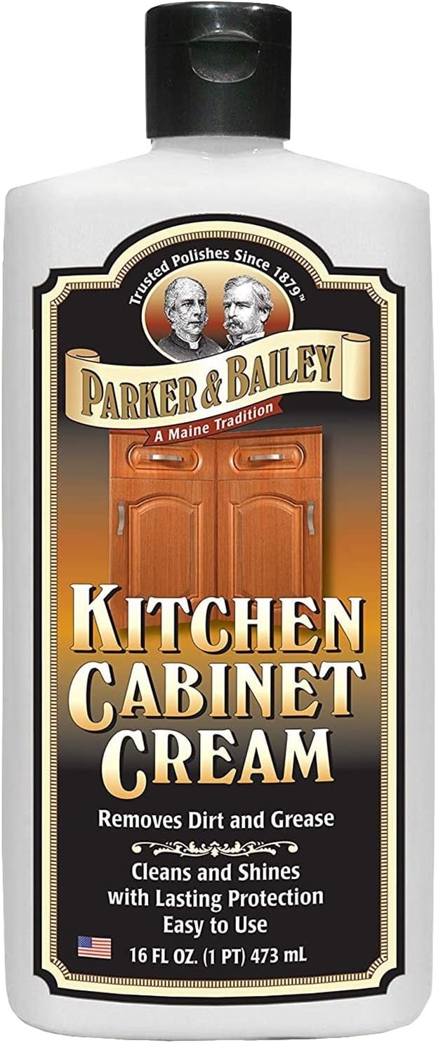 Parker and Bailey Kitchen Cabinet Cream-Wood Cleaner-Grease Remover 16 oz 1