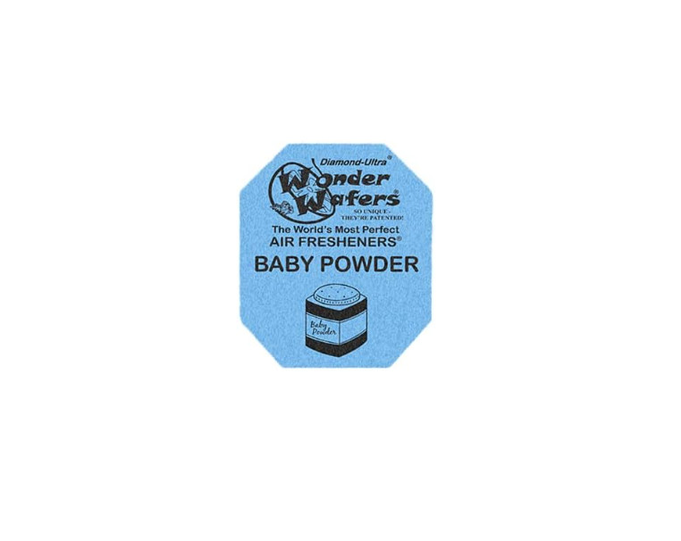 Baby Powder Fragrance Wonder Wafers Air Fresheners 50Ct. Individually Wrapped