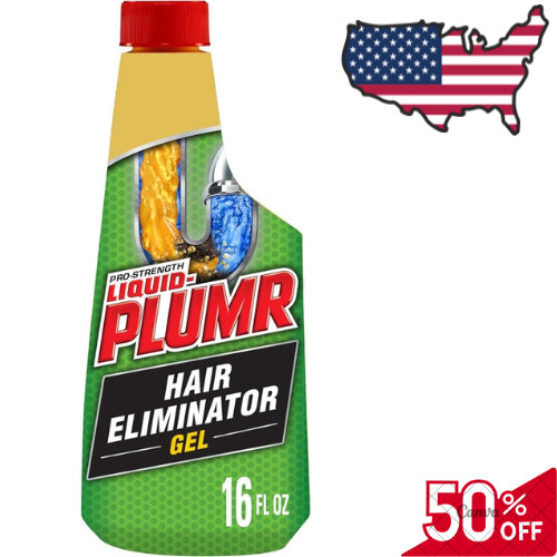 Pro-Strength Hair Eliminator Gel Clog Remover Safe for Septic Systems 16 fl oz