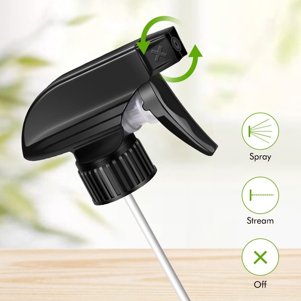 Bontip Sprayer Bottle Nozzle Heads Replacements for 8 oz / 16 oz Glass Plastic