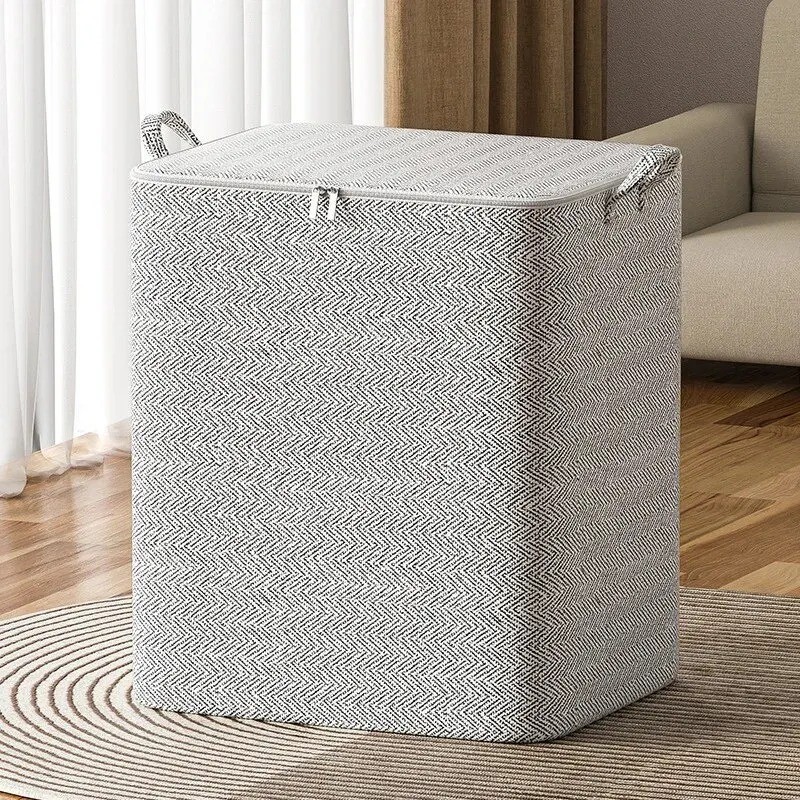 Storage Box with Lid Modern Space Saving Organizer for Clothes -Extra Large USA