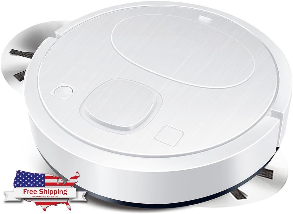 Robot Vacuum Cleaner And Mop Slim Quiet – Ultra Thin Low Profile Pet Hair Suctio