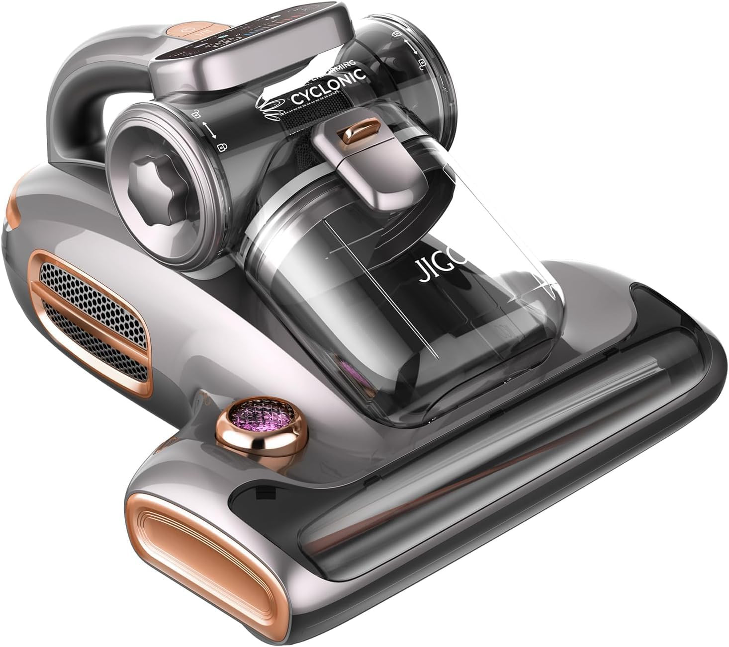 T600 Handheld Bed Vacuum with UV-C Light, 15Kpa Suction & HEPA Filter