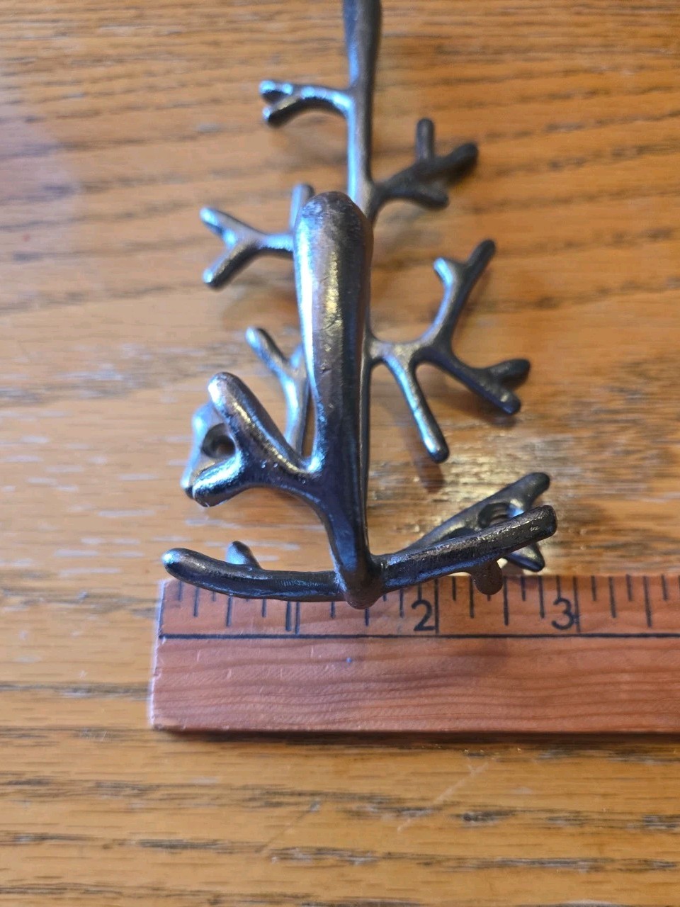Wall Hanging Solid Metal Hook Tree Branch, Towel, Keys, Jewlery 6.5 ” H