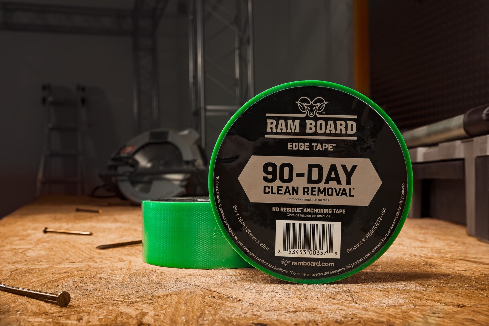 Edge Tape – 90-Day Clean Removal – No Residue Anchoring Tape – 2″ x 164′