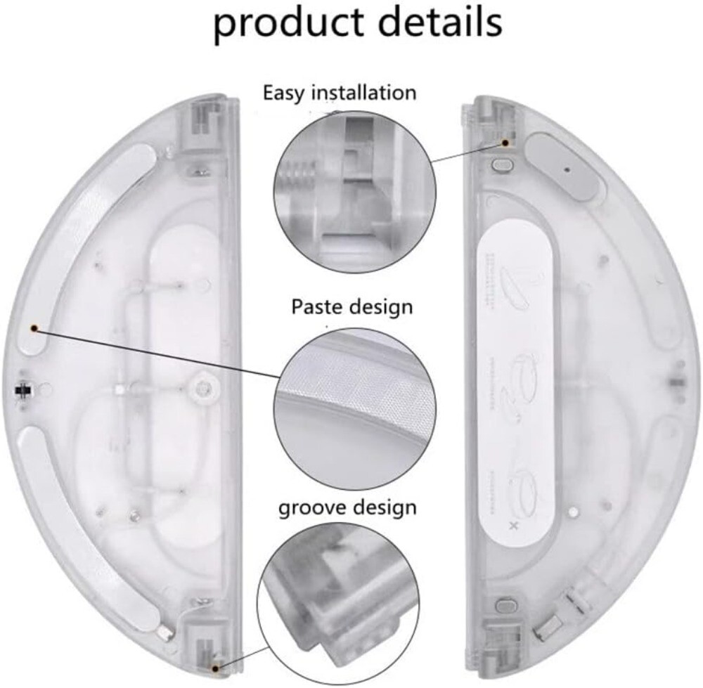 Water Tank & 2 Mop Cloth Rag Kit for Xiaomi Dreame D9 L10pro Vacuum Cleaner