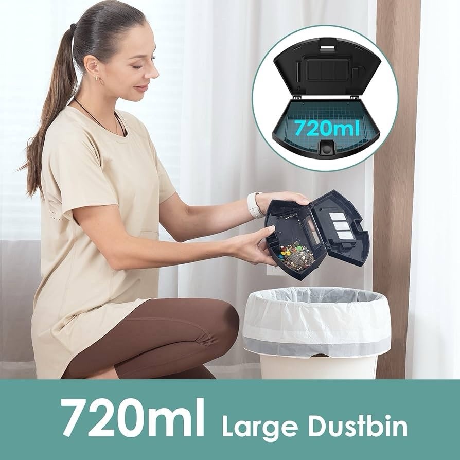 Robot Vacuum, 100 Mins Runtime, Slim, Quiet, Automatic Robotic Vacuum Cleaner