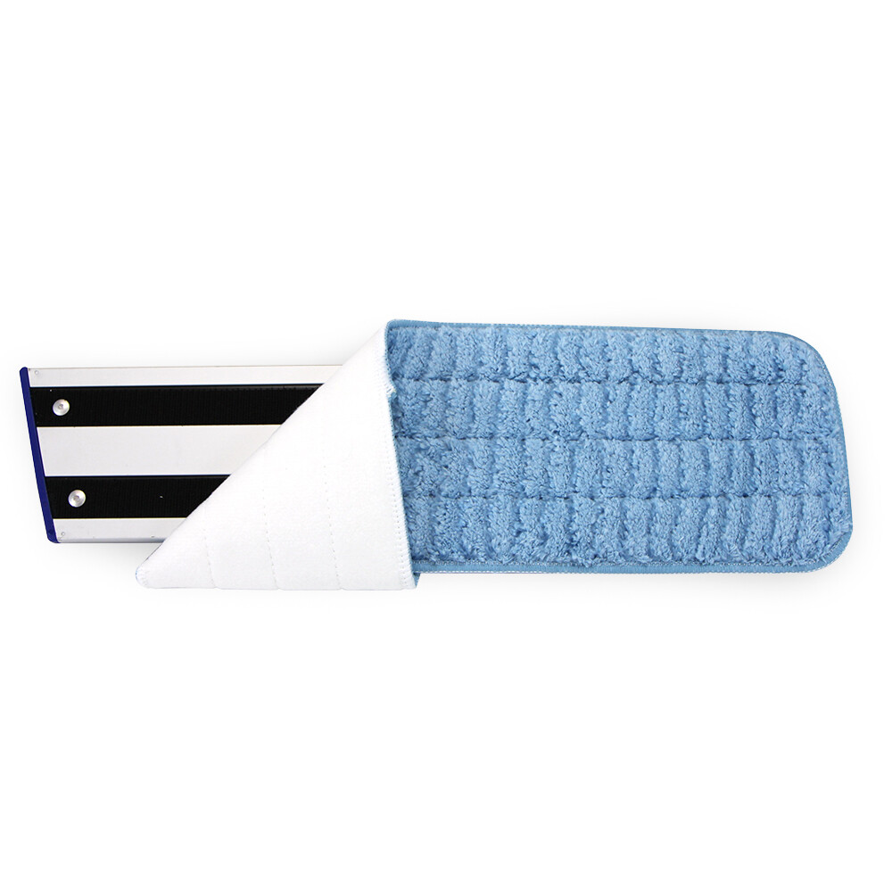 12 Pack of Wet Mop Pads – Microfiber Reusable Cleaning Pad Fits 14-16 Mop Frame
