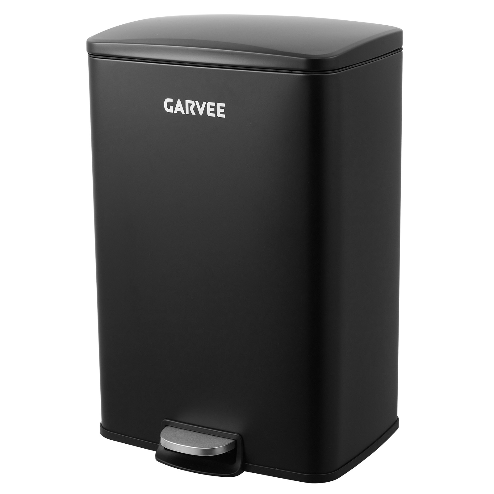 Kitchen Trash Can 13-Gallon (50 L) Garbage Can with Soft-Close Lid, Inner Bucket