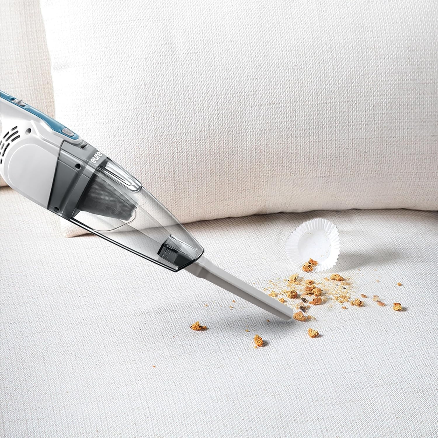 3-in-1 Handheld & Stick Vacuum Cleaner for Carpets and Hard Floors – Aqua Blue